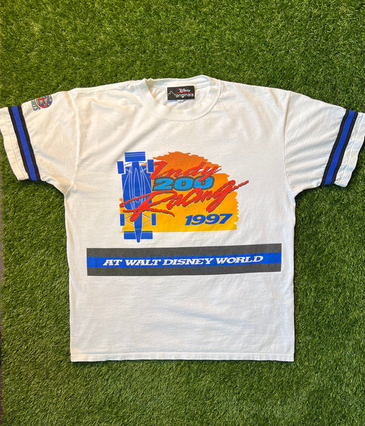 Disney Sport Original: RARE VTG 1997 Walt Disney World Indy 200 Racing Tee