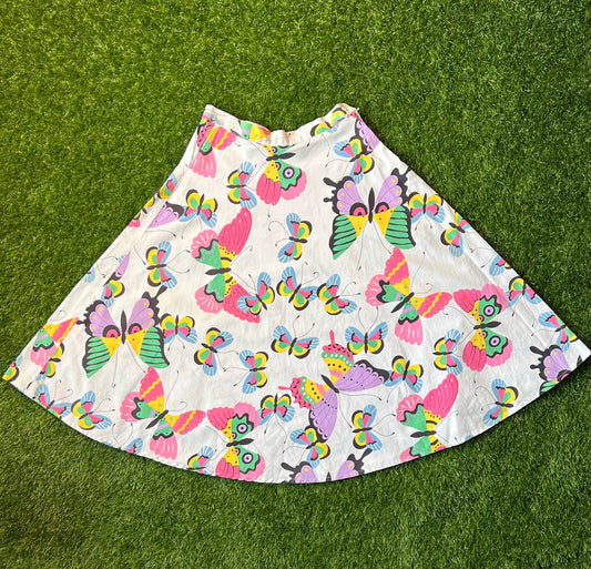 VTG 50s Themed Butterfly Circle Skirt