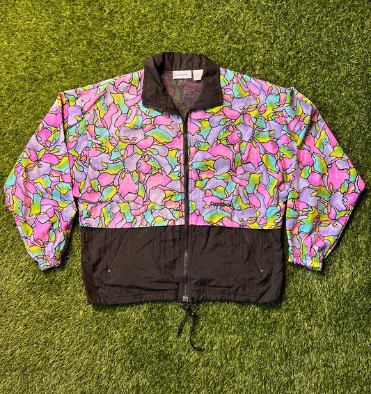 VTG 80s Reebok Easter Camo Windbreaker Jacket